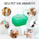 Escova de Banho Pet Premium - 2 em 1