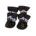 Conjunto com 4 BOTAS Impermeáveis para Cães, Calçados Antiderrapantes para Gatos e Cães Pequenos, Acessórios para Patas de Animais de Estimação