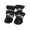 Conjunto com 4 BOTAS Impermeáveis para Cães, Calçados Antiderrapantes para Gatos e Cães Pequenos, Acessórios para Patas de Animais de Estimação