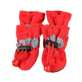 Conjunto com 4 BOTAS Impermeáveis para Cães, Calçados Antiderrapantes para Gatos e Cães Pequenos, Acessórios para Patas de Animais de Estimação