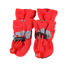 Conjunto com 4 BOTAS Impermeáveis para Cães, Calçados Antiderrapantes para Gatos e Cães Pequenos, Acessórios para Patas de Animais de Estimação