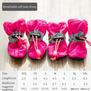 Conjunto com 4 BOTAS Impermeáveis para Cães, Calçados Antiderrapantes para Gatos e Cães Pequenos, Acessórios para Patas de Animais de Estimação