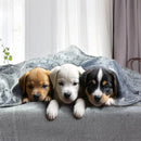 1pc cobertores ultra-macias para cães com estampa de pata-lavável à máquina, almofadas de travesseiro para animais de estimação aconchegantes para uso interno e externo-ideal para pequenos para la