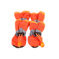 Conjunto com 4 BOTAS Impermeáveis para Cães, Calçados Antiderrapantes para Gatos e Cães Pequenos, Acessórios para Patas de Animais de Estimação